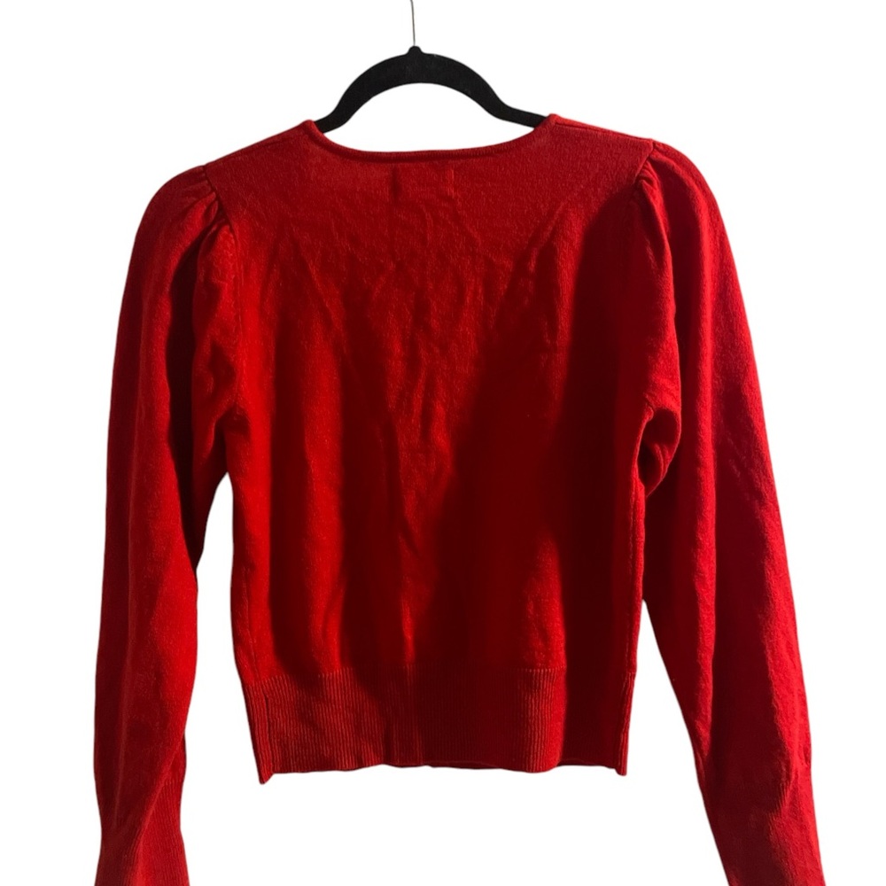 Cropped Red Sweater - Picture 4 of 4